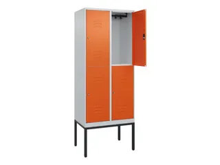 dubbeldekse locker,HxBxD 2120x800x500mm,2x2vak.,vak B 400mm - 2