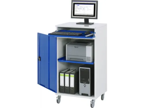 Computerkast 1185x 650x 520mm Verrijdbaar Uittreklade Voor Toetsenbord