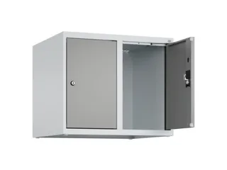 opzetkast,v. locker,2vak.,vak B 300mm,HxBxD 500x600x500mm,cilinderslot - 1