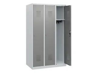 schoollocker,HxBxD 1530x900x500mm,3vak,vak B 300mm,cil.-slot - 1