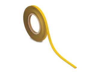 Magneetband Geel beschrijf wisbaar 10mx10mmx1mm - 1