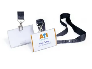 Durable Badge Click Fold Met Textielkoord 54x90mm - 2