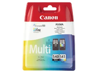 Canon PG-540 & CL-541 Multipack Zwart + Kleur Inktcartridges - 1