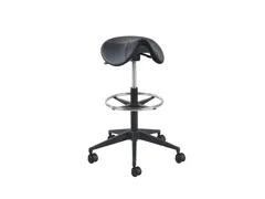 Zadelkruk Matera Large Zwart Splitleder 650-905mm gasveer wielen