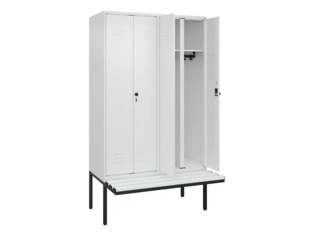 locker voor scheiding van kleding,HxBxD 2120x1200x815mm,4vak