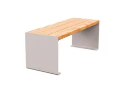 zitbank,B 1200mm,3latten,hout-zitting licht eikenhout,zitting H 450mm