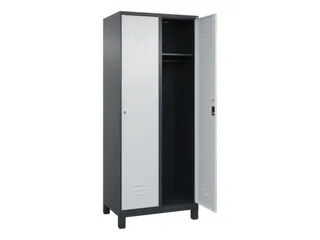 locker,HxBxD 1950x800x500mm,2vak,vak B 400mm,cil.-slot,voeten - 2