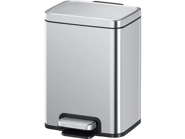 Madison pedaalemmer 6 Liter Zilvermat RVS