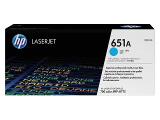 HP CE341A 651A Toner Cyaan 16.000 Pagina's Origineel - 1