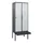 locker met bank,HxBxD 2120x800x815mm,2vak,vak B 400mm,draaigrendel