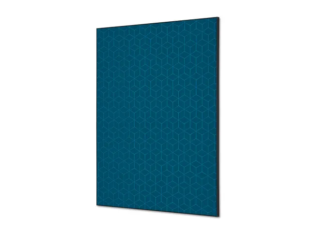 Wanddecoratie Textiel Set A1 Hexagon Blauw