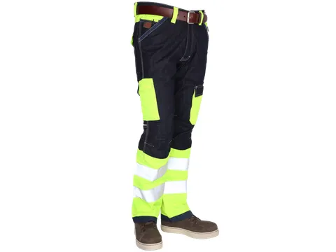 Crosshatch Fy 20471 Jeans 30/34 Blu/Yllw