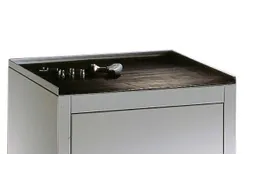 geribbelde mat,v. kast BxD 500x500mm,zelfklevend,zwart
