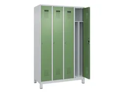 locker voor scheiding van kleding,HxBxD 1950x1200x500mm,4vak