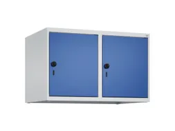 opzetkast,v. locker,2vak.,vak B 400mm,HxBxD 500x800x500mm,vleugeldeur