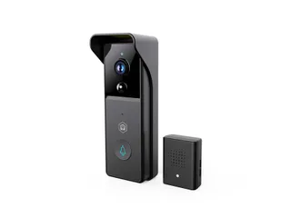 Videodeurbel Nedis Smartlife Wifi 3MP Full HD 1296p zwart - 3