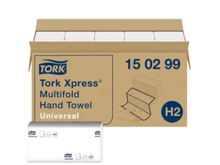 Tork 150299 Xpress Handdoek Universal H2 Multifold 2-laags 4740 stuks - 1