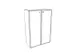 Vitrinekast Hxbxd 1310x860x450mm 3 Oh Wit