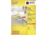 etiket Avery ILK 105x148mm 100 vel 4 etiketten per vel blauw