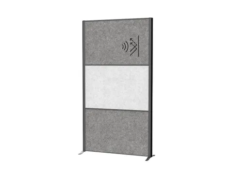 MAULconnecto Scheidingswand 2x donker 1x licht voet Antraciet