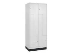 armoire vestiaire Z HxlxP 1950x800x500mm larg. compart. 200/400mm