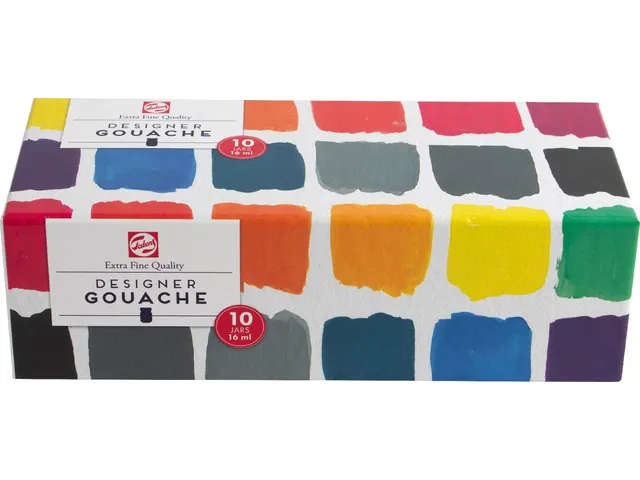 Plakkaatverf Extra Fijn 16 Ml Set Van 10 Flacons