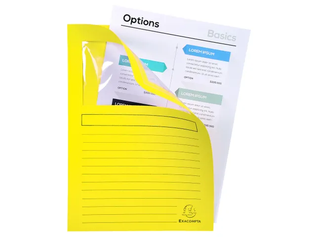 Super Map Venstermappen, A4, 160 g/m², Assorti 10 stuks