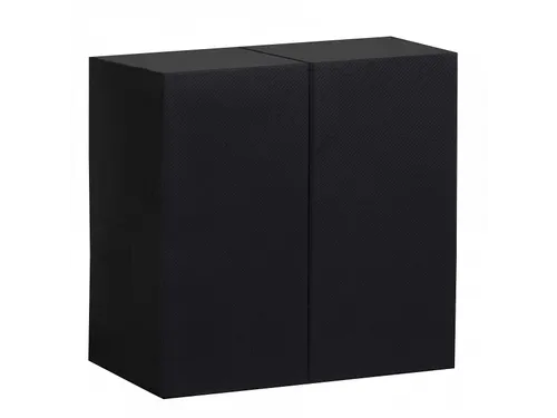 Euro Products Q-1059 Airlaid servet 40x40cm 1/8 vouw Zwart 500 Stuks
