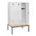locker met bank,HxBxD 1950x1200x815mm,3vak,vak B 400mm,cilinderslot