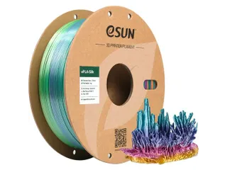 eSUN 3D printer Filament ePLA-Silk 1,75mm Rainbow Coral 1kg - 1