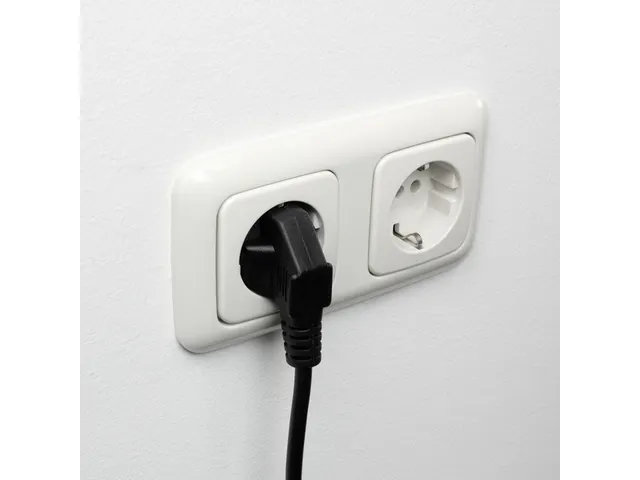 Câble alimentation ACT Schuko CEE 7/7 Mâle (coudé) C13 IEC 60320 No