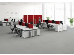 scheidingswand,v. kantoor-scheidingswand,textiel,HxB 1200x800mm