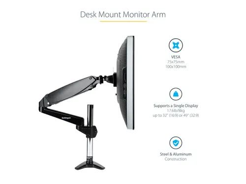 Bureau Monitor Arm voor Enkele VESA-display tot 32 inchof 49 inch Ultr