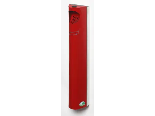 Wandasbak 3.5 liter 550x110x85mm Ral3000 Rood Slot Staal