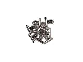Papierklem MAUL Bulldog 50mm capaciteit 20mm zilver - 10