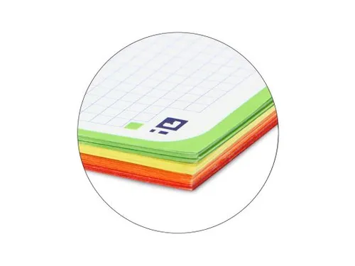 Projectboek Oxford A5+ Scribzee 6-gaats Lijn 120vel Blauw