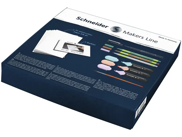 DIY set Schneider postkaarten