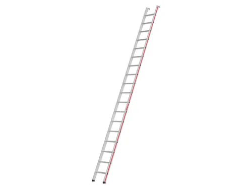 inhangstellingladder,balk L 4,65m,v. H tot 4,41m,18,treden,2haak