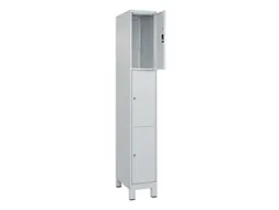 lockerkast,HxBxD 1950x300x500mm,1x3vakken,vak B 300mm,cil.-slot,voeten