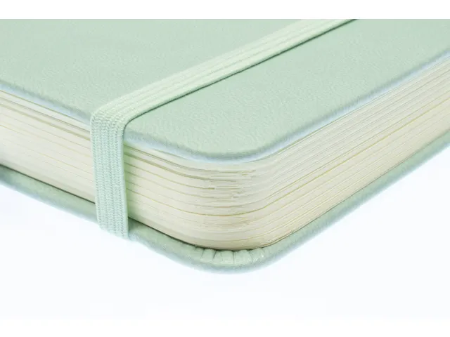 Schetsboek Kangaro A5 mint PU HC 80 blad 140gr roomwit met elastiek en