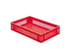 Euronorm-Stapelbak 22l H X L X B 120x600x400mm Rood