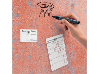 Glas Magneetbord Sigel Artverum Red Wall mat. 91x46cm - 9