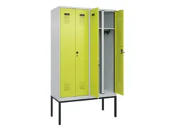 locker voor scheiding van kleding,HxBxD 2120x1200x500mm,4vak