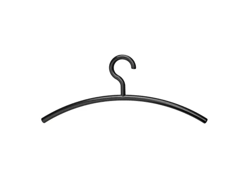 9451590 Kledinghanger MAULlena kunststof 5 stuks 45.5x1.6x19cm zwart