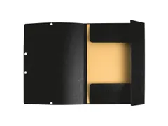 Elastomap3 klep. bedrukt 355g zwart