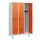 schoollocker,HxBxD 1630x900x500mm,3vak,vak B 300mm,draaigrendel,voeten