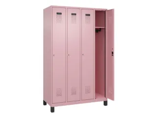 locker,HxBxD 1950x1200x500mm,4vak,vak B 300mm,cil.-slot,voeten - 2