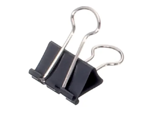 Papierklem MAUL 215 foldback 25mm capaciteit 9mm zwart