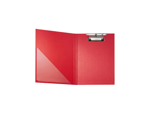 Klemplaat/klep gecoa t papier A4 rood