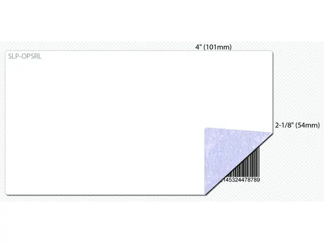 Seiko SLP-OPSRL ondoorzichtige verzendetiketten 54x101mm
